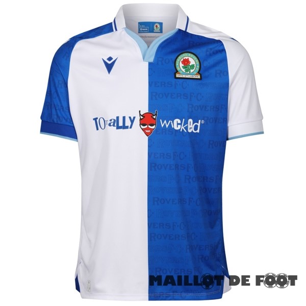 Foot Maillot Pas Cher Thailande Domicile Maillot Blackburn Rovers 2023 2024 Bleu