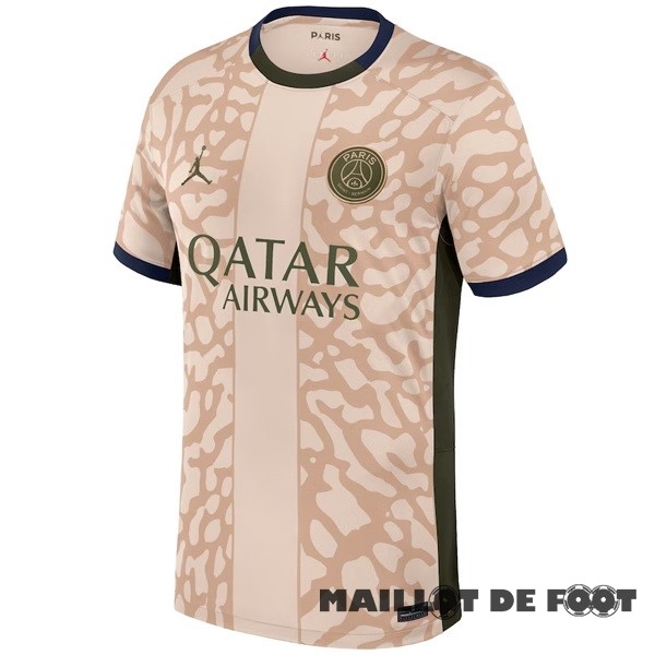 Foot Maillot Pas Cher Thailande Fourth Maillot Paris Saint Germain 2023 2024 Jaune