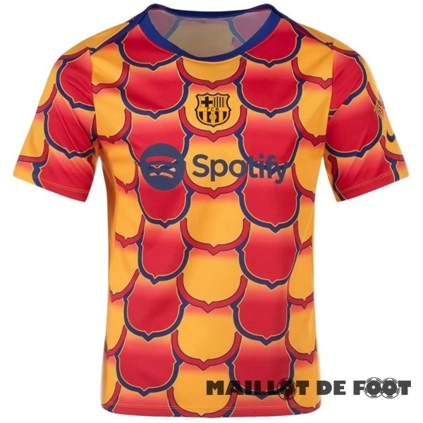 Foot Maillot Pas Cher Thailande Pré-match Maillot Barcelona 2024 2025 Orange