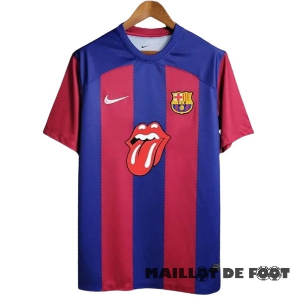 Foot Maillot Pas Cher Thailande Spécial Maillot Barcelona 2023 2024 Bleu II Rouge