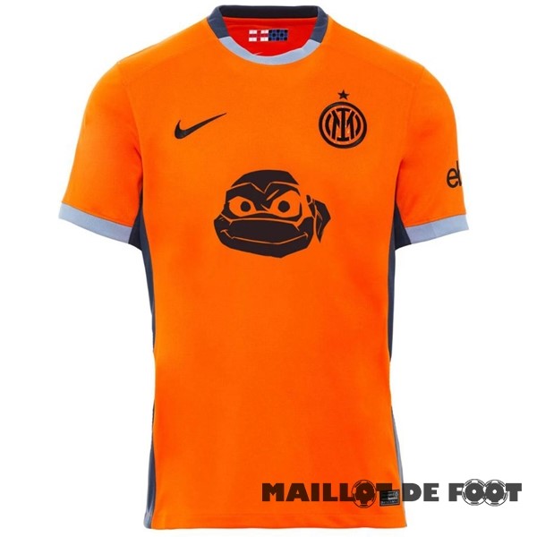 Foot Maillot Pas Cher Thailande Third Maillot Inter Milán 2023 2024 I Orange