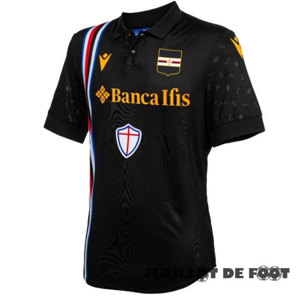 Foot Maillot Pas Cher Thailande Third Maillot Sampdoria 2023 2024 Noir