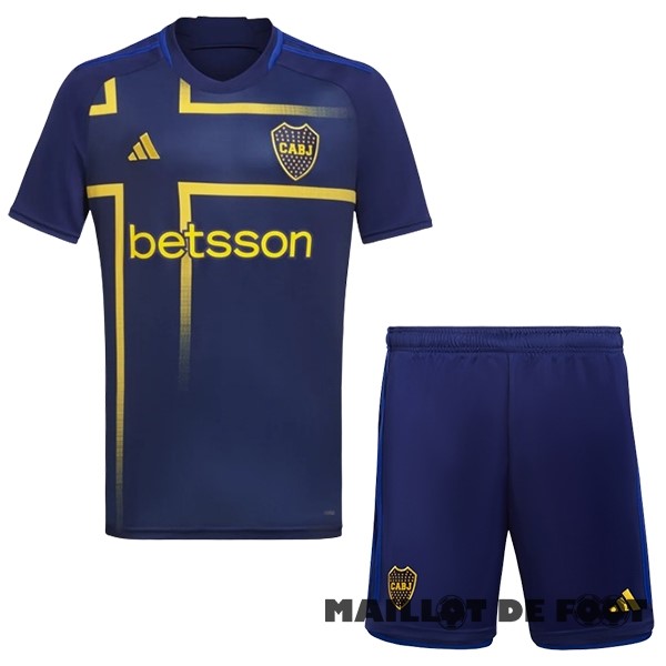 Foot Maillot Pas Cher Third Conjunto De Enfant Boca Juniors 2023 2024 Bleu