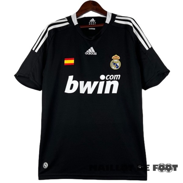 Foot Maillot Pas Cher Third Maillot Real Madrid Retro 2008 2009 Noir