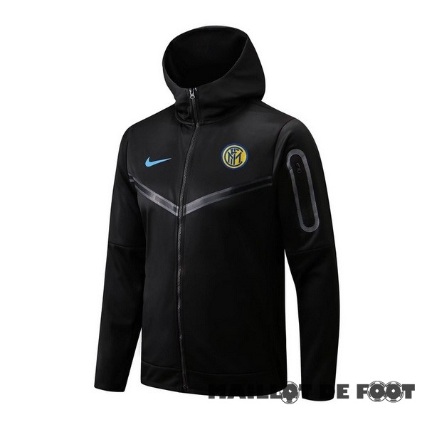 Foot Maillot Pas Cher Veste Con Capucha Inter Milán 2022 2023 Noir