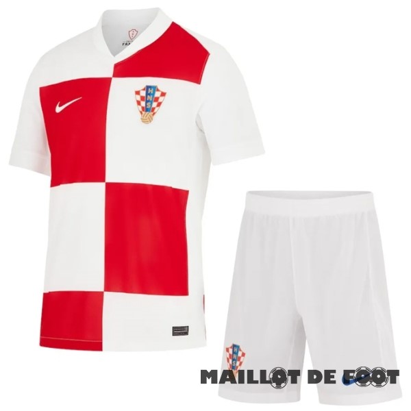 Foot Maillot Pas Cher Domicile Conjunto De Enfant Croatie 2024