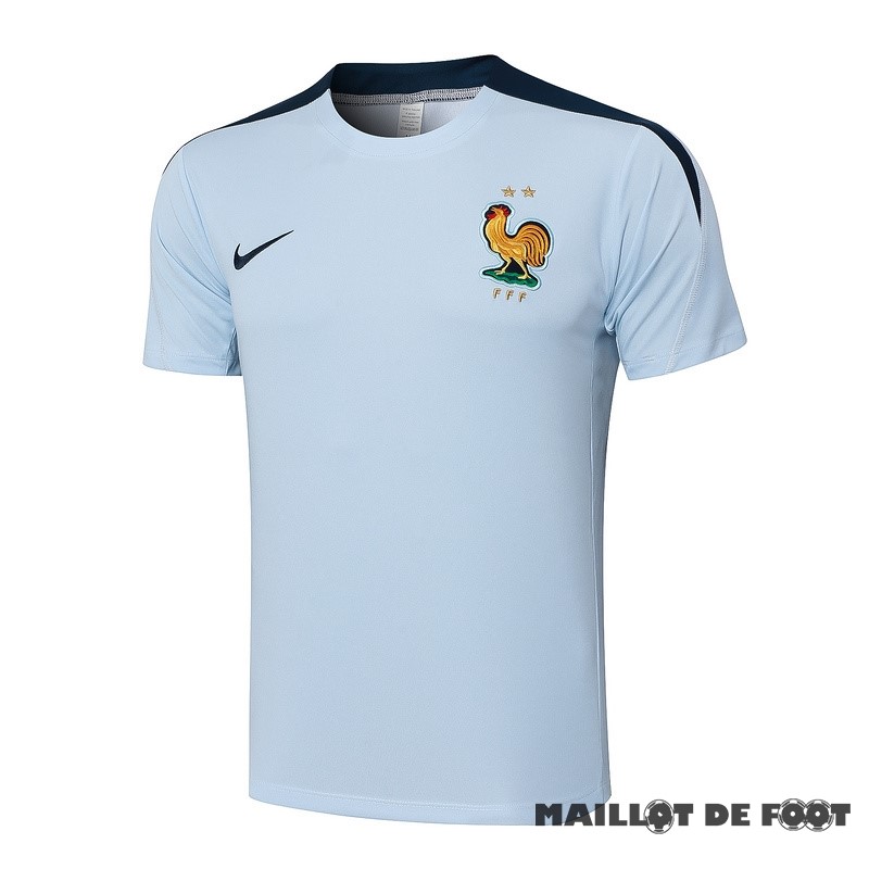 Foot Maillot Pas Cher Entrainement France 2024 Bleu