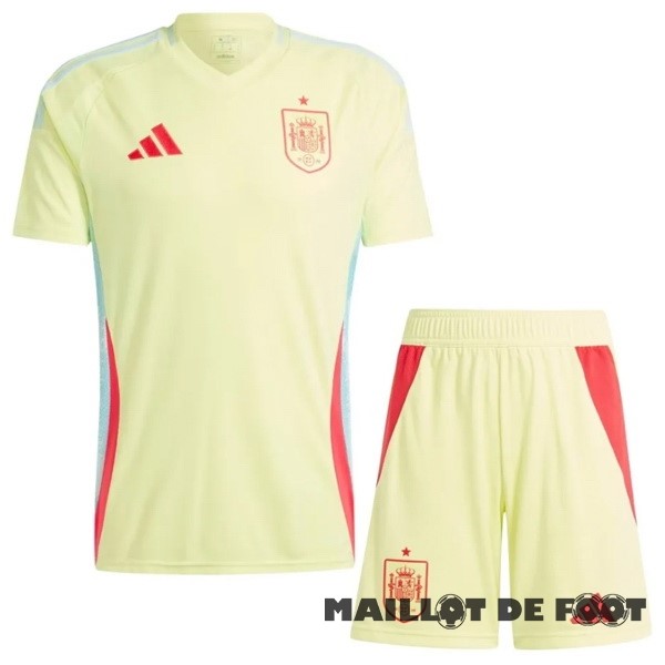 Foot Maillot Pas Cher Exterieur Conjunto De Enfant Espagne 2024