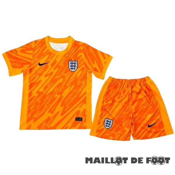 Foot Maillot Pas Cher Gardien Conjunto De Enfant Angleterre 2024 Orange