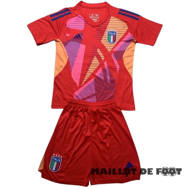 Foot Maillot Pas Cher Gardien Conjunto De Enfant Italie 2024 Rouge