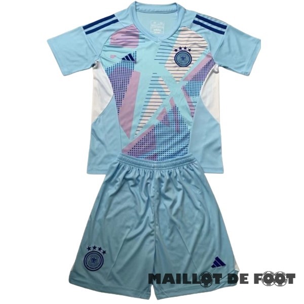 Foot Maillot Pas Cher Gardien Conjunto De Homme Allemagne 2024 Bleu