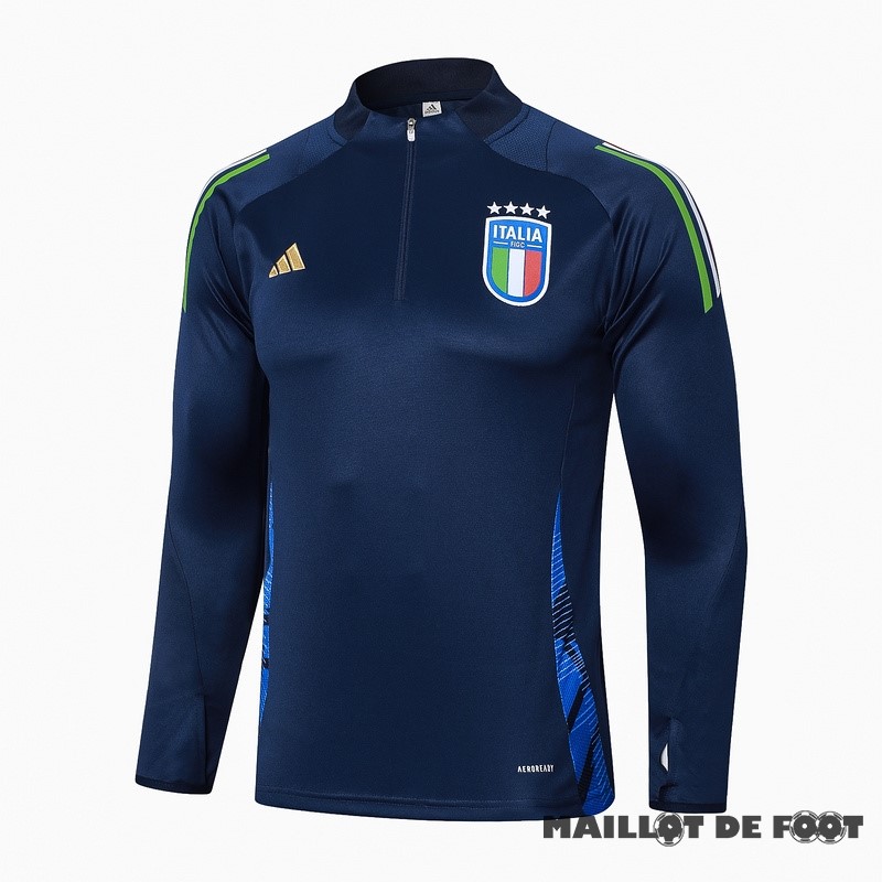 Foot Maillot Pas Cher Sudadera Entrainement Italie 2024 Bleu Marine