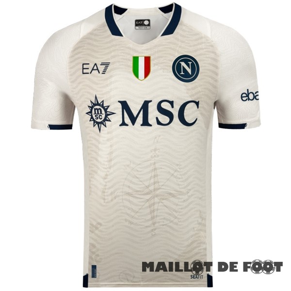 Foot Maillot Pas Cher Thailande Spécial Maillot Napoli 2023 2024 Jaune