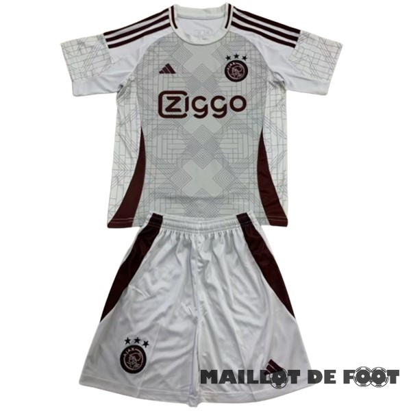 Foot Maillot Pas Cher Thailande Concept Conjunto De Enfant Ajax 2024 2025 Gris