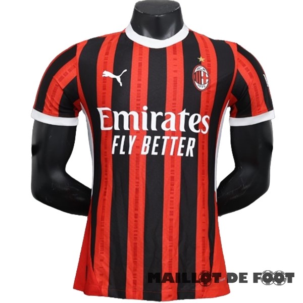 Foot Maillot Pas Cher Thailande Domicile Joueurs Maillot AC Milan 2024 2025