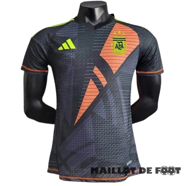 Foot Maillot Pas Cher Thailande Gardien Joueurs Maillot Argentine 2024 Noir