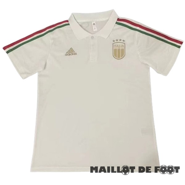 Foot Maillot Pas Cher Thailande Polo Italie 2024 Blanc