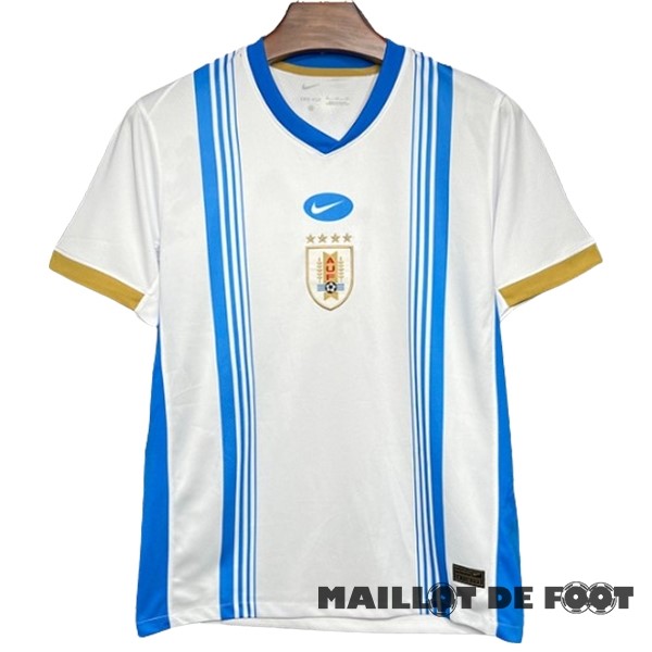 Foot Maillot Pas Cher Thailande Pré match Maillot Uruguay 2024 Blanc