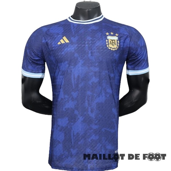 Foot Maillot Pas Cher Thailande Spécial Joueurs Maillot Argentine 2024 Bleu