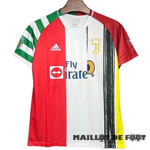 Foot Maillot Pas Cher Thailande Spécial Maillot Juventus 2024 2025 Rouge Blanc